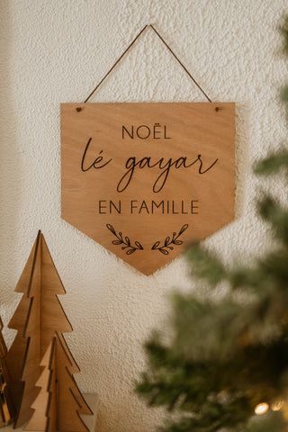 Blason "Noël lé gayar en famille"